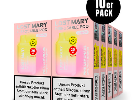 Lost Mary BM600 Pink Lemonade 20mg 10er pack