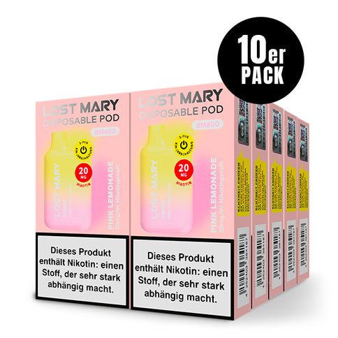 Lost Mary BM600 Pink Lemonade 20mg 10er pack