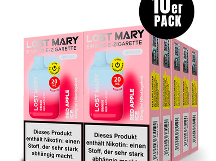 Lost Mary BM600 Red Apple Ice 20mg 10er pack