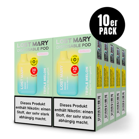 Lost Mary BM600 Triple Melon 20mg 10er pack
