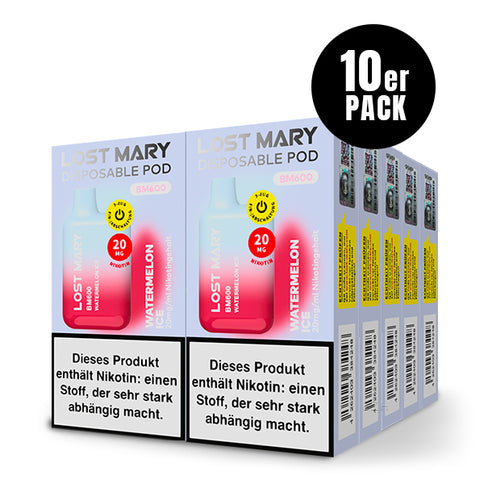 Lost Mary BM600 Watermelon Ice 20mg 10er pack