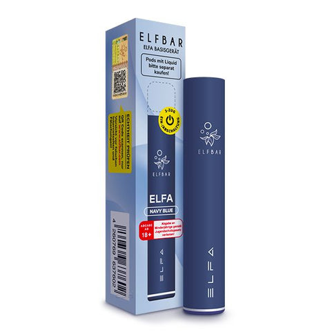Elfbar ELFA Akkuträger Navy Blue wiederaufladbares Pod-System