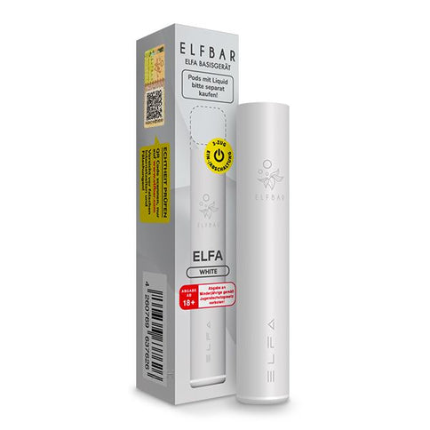 Elfbar ELFA Akkuträger White wiederaufladbares Pod-System