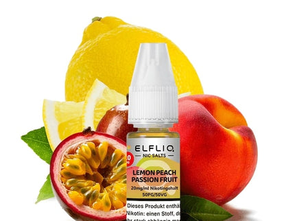 Elf Bar Elfliq Lemon Peach Passionfruit 20mg Nikotinsalz Liquid